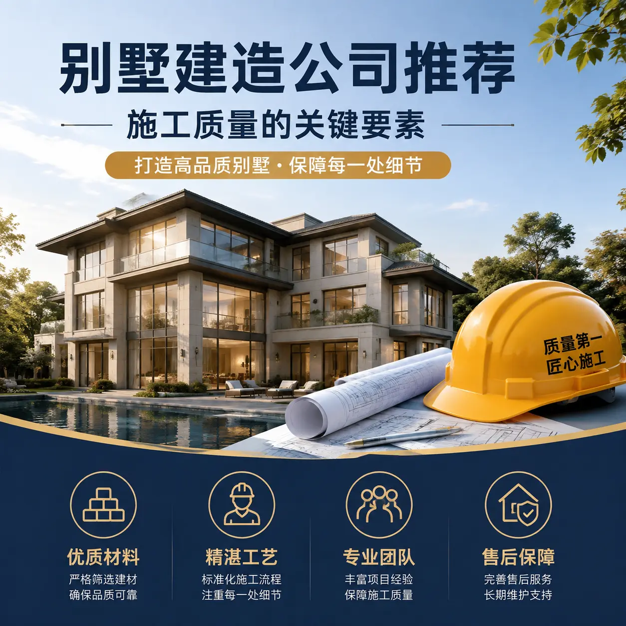 别墅建造公司推荐: 镇宁 施工质量的关键要素