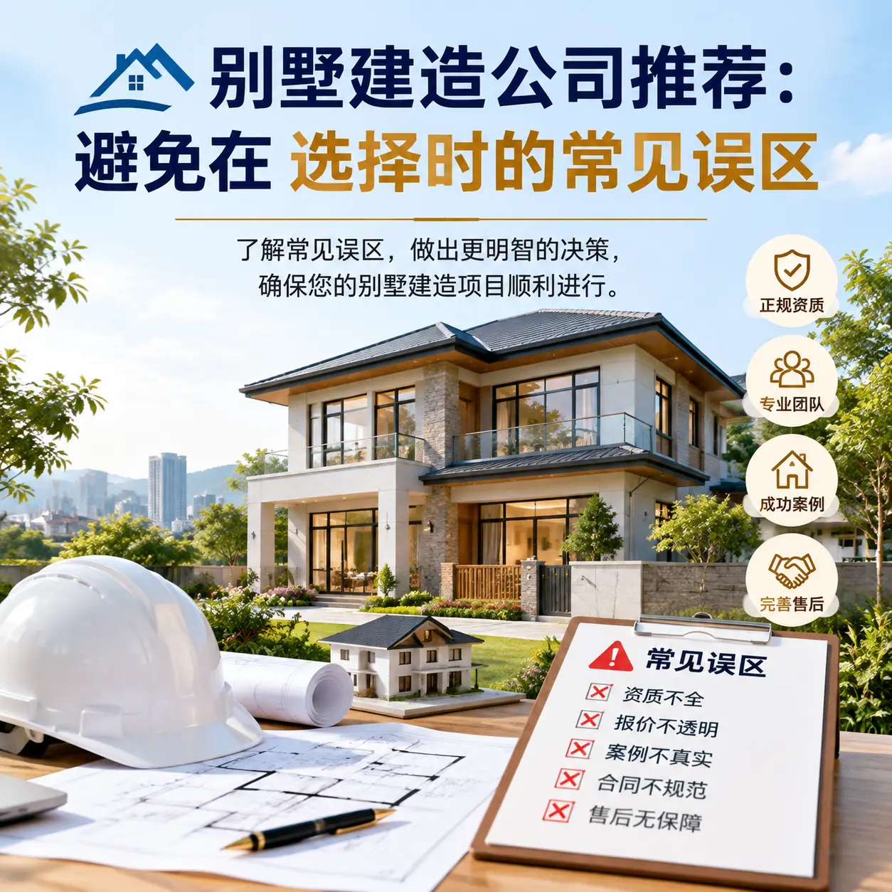 别墅建造公司推荐:避免在 镇宁 选择时的常见误区
