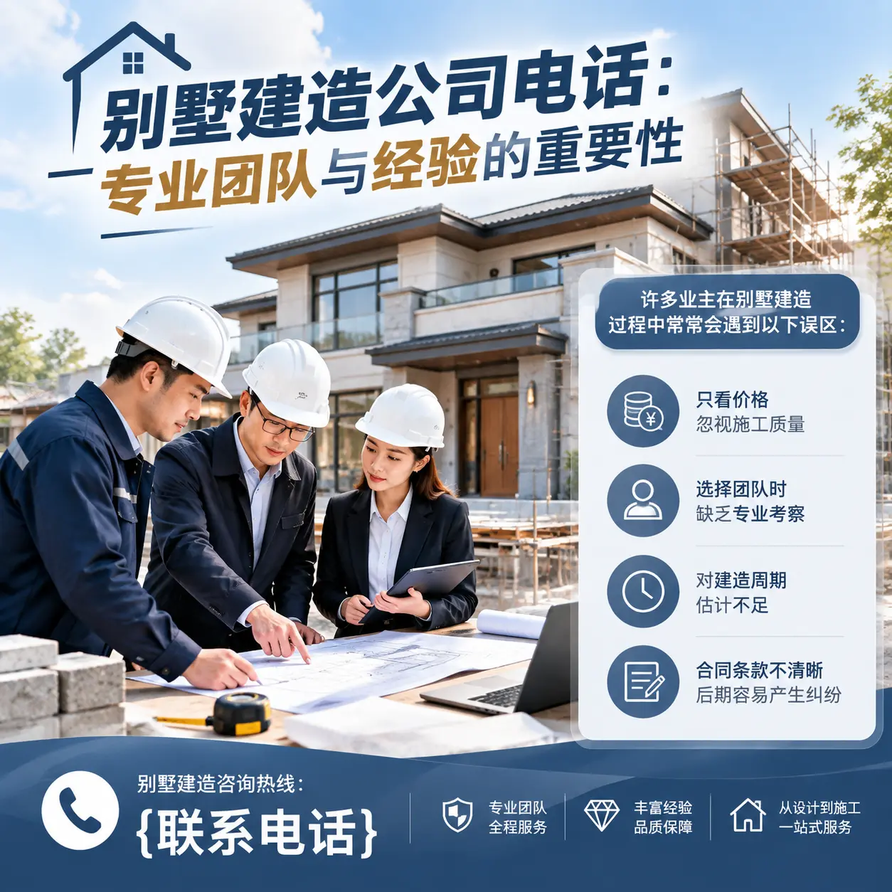 镇宁别墅建造公司电话：专业团队与经验的重要性